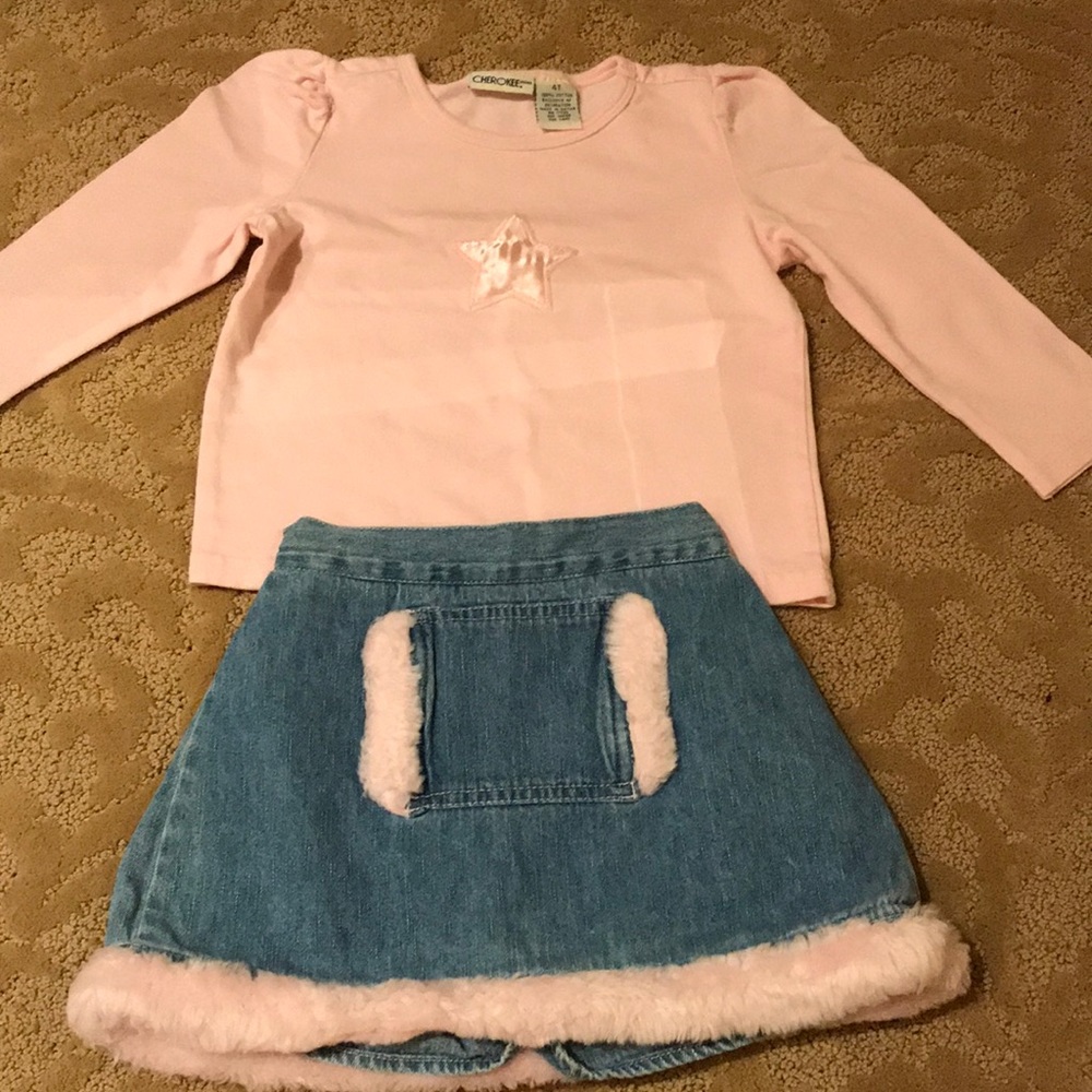 Pink Top & Matching Skort